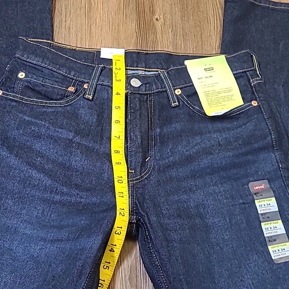 Levi's Men's Slim Jeans - Dark Blue new for men‎ zise32×34.